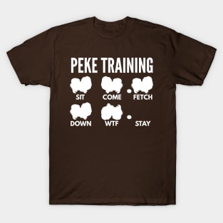 Peke Training Pekingese Dog Tricks T-Shirt